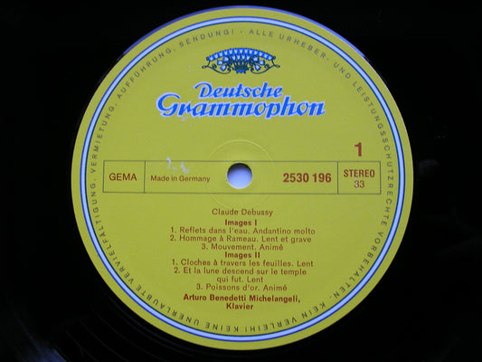 DEBUSSY: IMAGES 1 & 2 / CHILDREN'S CORNER    MICHELANGELI   2530 196