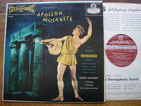 STRAVINSKY: APOLLON MUSAGETE / RENARD  ANSERMET / SUISSE ROMANDE   CS 6034