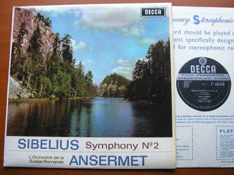 SIBELIUS: SYMPHONY No. 2      ANSERMET / SUISSE ROMANDE    SXL 6100