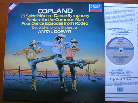 COPLAND: EL SALON MEXICO / DANCE SYMPHONY / FANFARE / RODEO    DORATI / DETROIT SYMPHONY   SXDL 7547