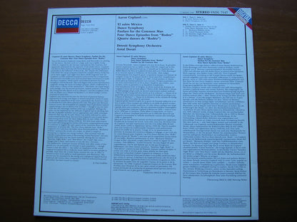 COPLAND: EL SALON MEXICO / DANCE SYMPHONY / FANFARE / RODEO    DORATI / DETROIT SYMPHONY   SXDL 7547