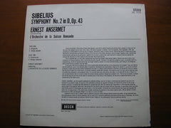 SIBELIUS: SYMPHONY No. 2      ANSERMET / SUISSE ROMANDE    SXL 6100