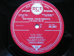 BEETHOVEN: VIOLIN CONCERTO    HEIFETZ / BOSTON SYMPHONY / MUNCH   SB 2047