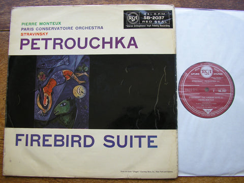 STRAVINSKY: PETROUCHKA / FIREBIRD Suite   MONTEUX / PARIS CONSERVATOIRE   SB 2037