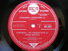 STRAVINSKY: PETROUCHKA / FIREBIRD Suite   MONTEUX / PARIS CONSERVATOIRE   SB 2037