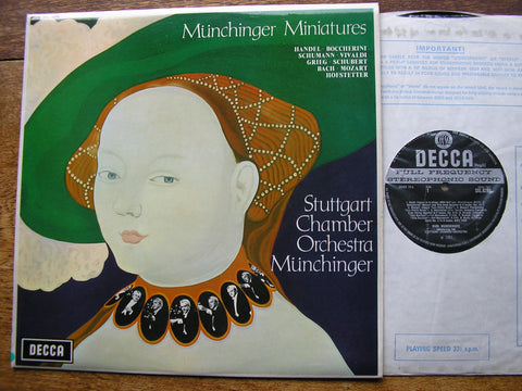 MUNCHINGER MINIATURES    KARL MUNCHINGER / STUTTGART CHAMBER ORCHESTRA   SXL 6296