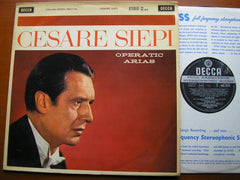 CESARE SIEPI SINGS ITALIAN OPERA ARIAS: BOITO / VERDI / ROSSINI / PONCHIELLI    SXL 2213