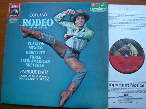 COPLAND: QUIET CITY / EL SALON MEXICO / 3 LATIN AMERICAN SKETCHES    BATIZ / MEXICAN NATIONAL ORCHESTRA   ED 270254