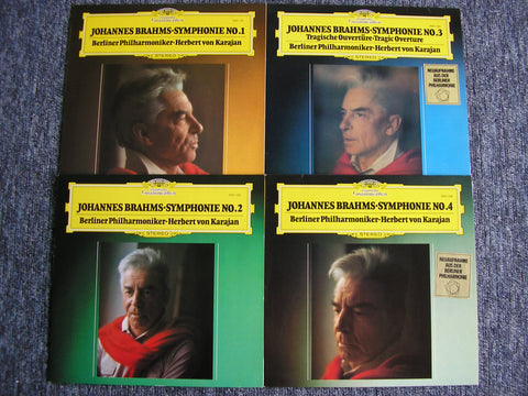 BRAHMS: THE FOUR SYMPHONIES   KARAJAN / BERLIN PHILHARMONIC   2531 131 - 134