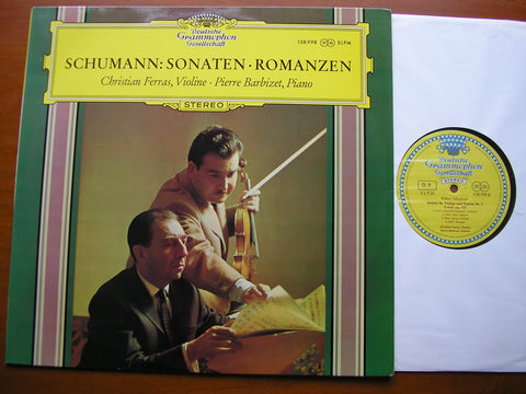 SCHUMANN: SONATAS FOR VIOLIN & PIANO Nos. 1 & 2 / THREE ROMANCES      FERRAS / BARBIZET    138 998