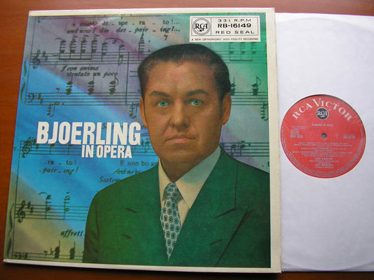 BJOERLING IN OPERA: FLOTOW / BORODIN / GIORDANO / VERDI / MASCAGNI / PUCCINI / DONIZETTI   RCA RB 16149