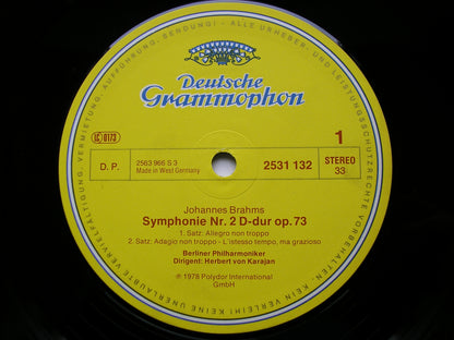 BRAHMS: THE FOUR SYMPHONIES   KARAJAN / BERLIN PHILHARMONIC   2531 131 - 134