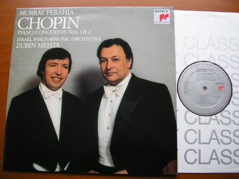 CHOPIN: PIANO CONCERTOS Nos. 1 & 2   MURRAY PERAHIA / ISRAEL PHILHARMONIC ORCHESTRA / ZUBIN MEHTA    S44922