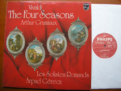 VIVALDI: THE FOUR SEASONS   GRUMIAUX / LES SOLISTES ROMANDS / GERECZ    9500 613