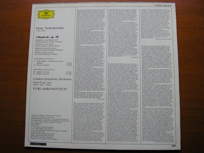 TCHAIKOVSKY: MANFRED      AHRONOVICH / LONDON SYMPHONY    2530 878
