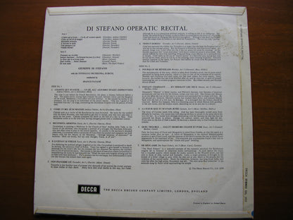 DI STEFANO SINGS OPERA ARIAS: MASSENET / GOUNOD / BIZET / PUCCINI / GIORDANO     TONHALLE ORCHESTRA / PATANE    SXL 2111