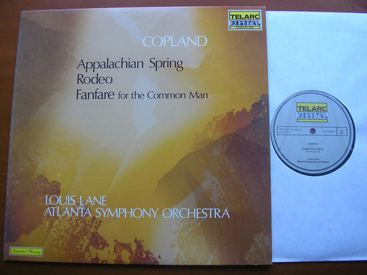 COPLAND: APPALACHIAN SPRING / RODEO / FANFARE    LANE / ATLANTA SYMPHONY     DG-10078