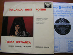 TERESA BERGANZA SINGS ROSSINI      LONDON SYMPHONY ORCHESTRA / ALEXANDER GIBSON     SXL 2132