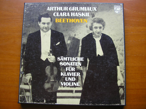 BEETHOVEN: THE COMPLETE SONATAS FOR VIOLIN & PIANO     GRUMIAUX / HASKIL   4LP   6733 001