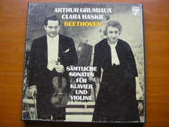 BEETHOVEN: THE COMPLETE SONATAS FOR VIOLIN & PIANO     GRUMIAUX / HASKIL   4LP   6733 001