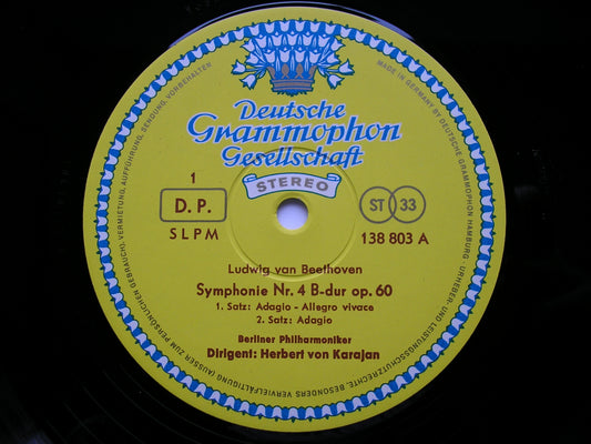 BEETHOVEN: SYMPHONY No. 4   KARAJAN / BERLIN PHILHARMONIC  138 803