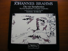 BRAHMS: THE FOUR SYMPHONIES     KUBELIK / BAVARIAN RADIO SYMPHONY ORCHESTRA   S 070834F