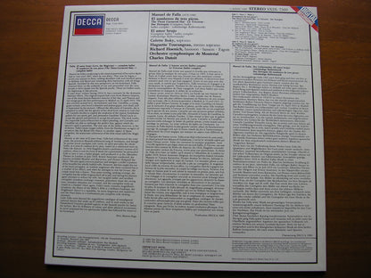 FALLA: THE THREE CORNERED HAT / EL AMOR BRUJO    DUTOIT / MONTREAL SYMPHONY     SXDL 7560