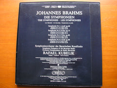 BRAHMS: THE FOUR SYMPHONIES     KUBELIK / BAVARIAN RADIO SYMPHONY ORCHESTRA   S 070834F