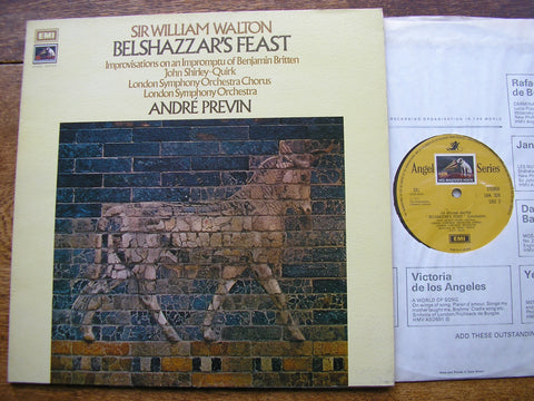 WALTON: BELSHAZZAR'S FEAST  SHIRLEY-QUIRK / LONDON SYMPHONY ORCHESTRA / ANDRE PREVIN   SAN 324