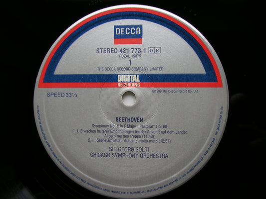 BEETHOVEN: SYMPHONY No. 6 'Pastoral'   SOLTI / CHICAGO SYMPHONY   421 773