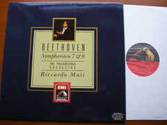 BEETHOVEN: SYMPHONIES Nos. 7 & 8    MUTI / PHILADELPHIA ORCHESTRA   7 49492