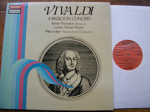 VIVALDI: FOUR BASSOON CONCERTI   THOMPSON / LONDON MOZART PLAYERS / LEDGER   ABR 1057