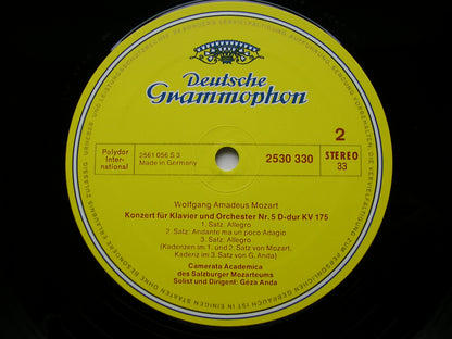 MOZART: THE PIANO CONCERTOS  GEZA ANDA / CAMERATA ACADEMICA DES SALZBURGER MOZARTEUMS   12 LP SET