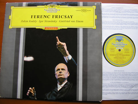 FRICSAY CONDUCTS STRAVINSKY / KODALY / VON EINEM    FRICSAY / BERLIN RADIO SYMPHONY  138 828