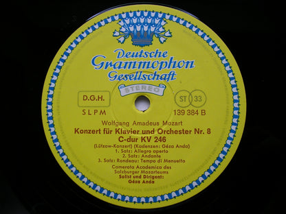 MOZART: THE PIANO CONCERTOS  GEZA ANDA / CAMERATA ACADEMICA DES SALZBURGER MOZARTEUMS   12 LP SET