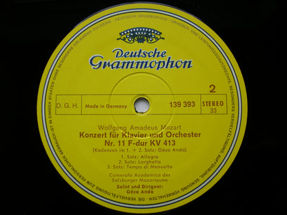 MOZART: THE PIANO CONCERTOS  GEZA ANDA / CAMERATA ACADEMICA DES SALZBURGER MOZARTEUMS   12 LP SET