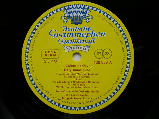 FRICSAY CONDUCTS STRAVINSKY / KODALY / VON EINEM    FRICSAY / BERLIN RADIO SYMPHONY  138 828