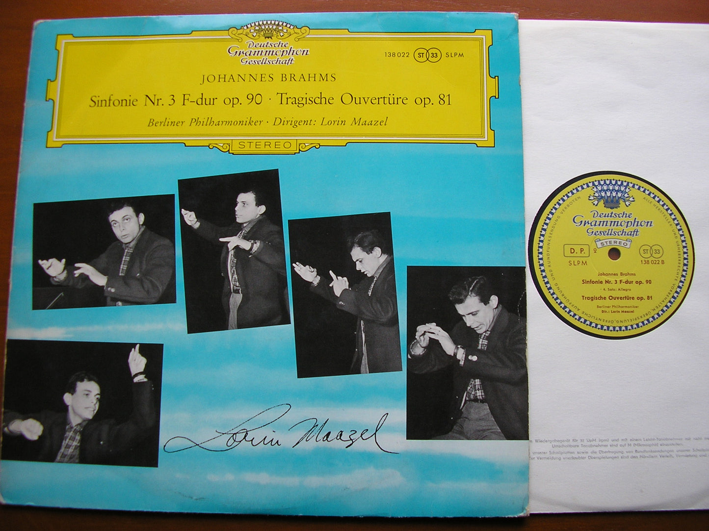 BRAHMS: SYMPHONY No. 3 / TRAGIC OVERTURE    MAAZEL / BERLIN PHILHARMONIC   138 022