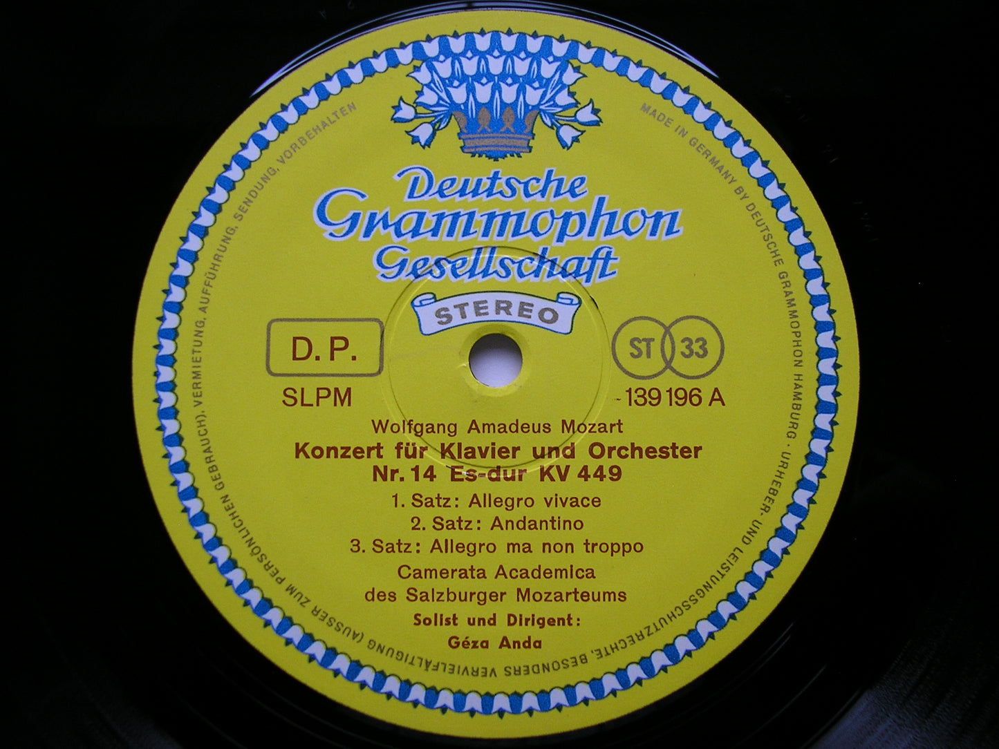 MOZART: THE PIANO CONCERTOS  GEZA ANDA / CAMERATA ACADEMICA DES SALZBURGER MOZARTEUMS   12 LP SET