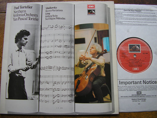 TCHAIKOVSKY: ROCOCO VARIATIONS / GRIEG: HOLBERG SUITE   PAUL TORTELIER / NORTHERN SINFONIA / TORTELIER  ASD 2954