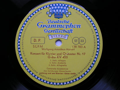 MOZART: THE PIANO CONCERTOS  GEZA ANDA / CAMERATA ACADEMICA DES SALZBURGER MOZARTEUMS   12 LP SET