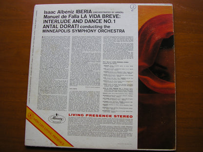 ALBENIZ: IBERIA / FALLA: LA VIDA BREVE Interlude & Dance      DORATI / MINNEAPOLIS SYMPHONY   SR90007