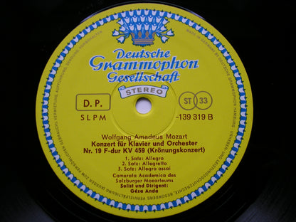 MOZART: THE PIANO CONCERTOS  GEZA ANDA / CAMERATA ACADEMICA DES SALZBURGER MOZARTEUMS   12 LP SET