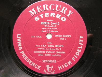 ALBENIZ: IBERIA / FALLA: LA VIDA BREVE Interlude & Dance      DORATI / MINNEAPOLIS SYMPHONY   SR90007