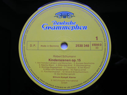 SCHUMANN: KINDERSZENEN / PIANO SONATA in G     WILHELM KEMPFF    2530 348