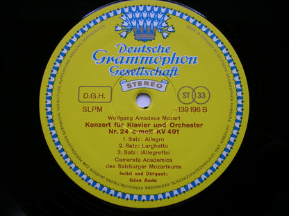 MOZART: THE PIANO CONCERTOS  GEZA ANDA / CAMERATA ACADEMICA DES SALZBURGER MOZARTEUMS   12 LP SET