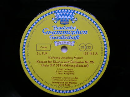 MOZART: THE PIANO CONCERTOS  GEZA ANDA / CAMERATA ACADEMICA DES SALZBURGER MOZARTEUMS   12 LP SET