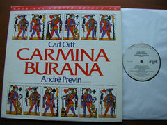 ORFF: CARMINA BURANA    SOLOISTS / LONDON SYMPHONY / PREVIN    MFSL 1-506