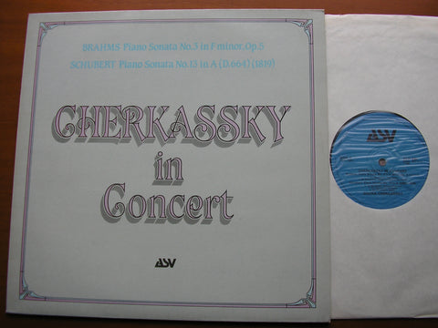 CHERKASSKY IN CONCERT: BRAHMS Piano Sonata No. 3 / SCHUBERT Sonata No. 13    ALH 948