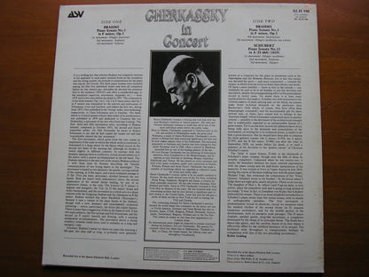 CHERKASSKY IN CONCERT: BRAHMS Piano Sonata No. 3 / SCHUBERT Sonata No. 13    ALH 948